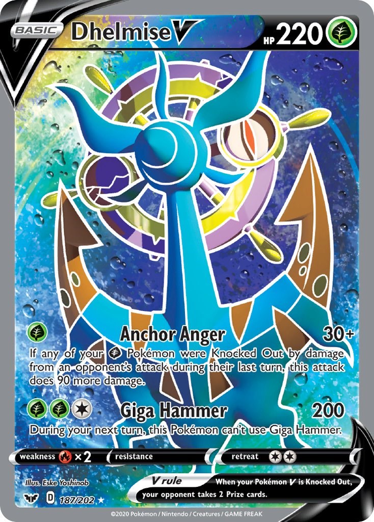 Dhelmise V (Full Art) [SWSH01 - 187/202]