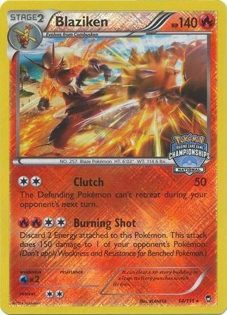 Blaziken - 14/111 (National Championships) [PR - 014/111]