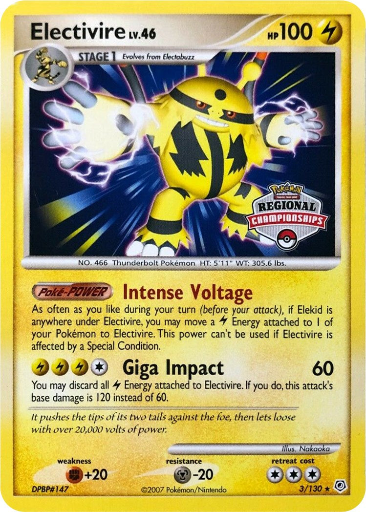 Electivire - 3/130 (Regional Championships) [PR - 003/130]