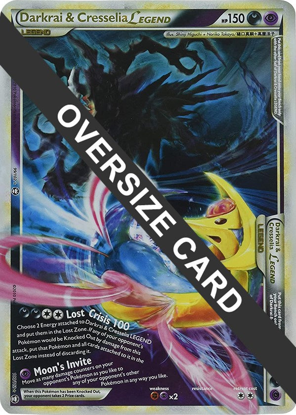 Darkrai & Cresselia Legend - 99/102 & 100/102 (Single Oversized Promo) [PR - 099/102 & 100/102]