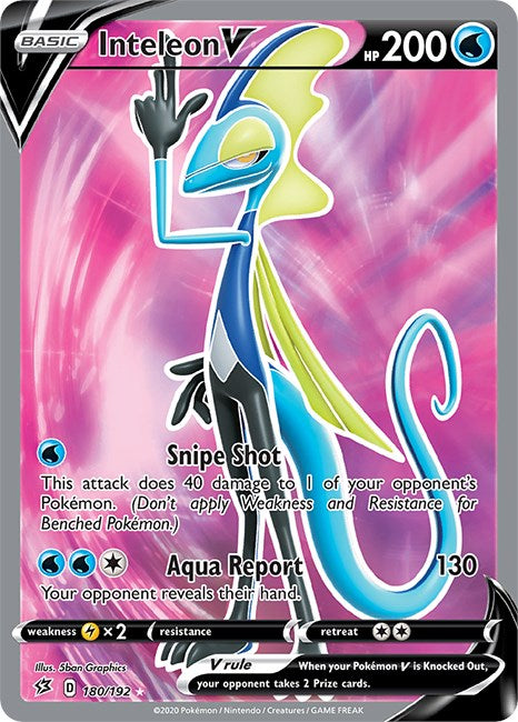 Inteleon V (Full Art) [SWSH02 - 180/192]