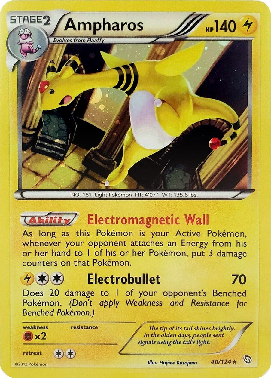 Ampharos - 40/124 (Cosmos Holo) [BLE - 040/124]