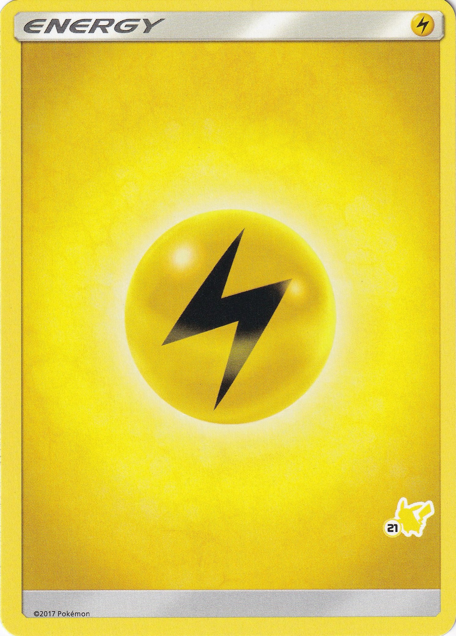 Lightning Energy (#21 Pikachu Stamped) [BTA]
