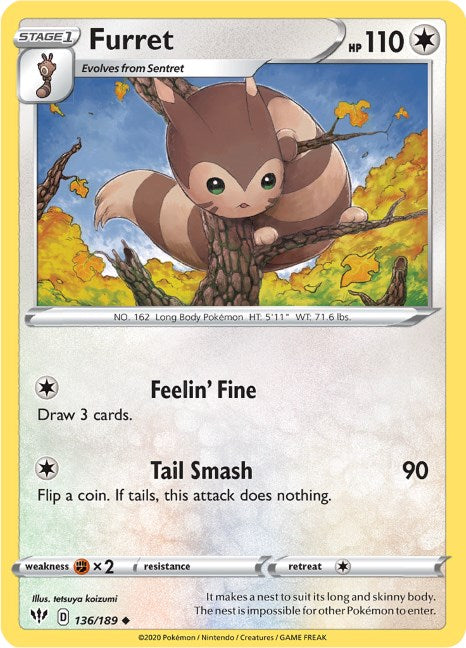 Furret [SWSH03 - 136/189]