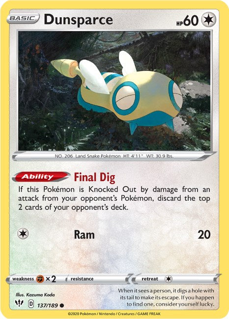 Dunsparce [SWSH03 - 137/189]