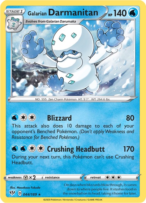 Galarian Darmanitan - 44/189 (Cracked Ice Holo) [PR - 044/189]