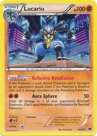 Lucario - 64/99 (Cosmos Holo) [BLE - 064/099]