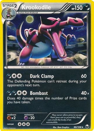 Krookodile - 66/108 (Cosmos Holo) [BLE - 066/108]