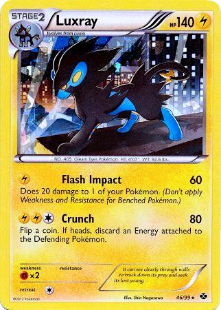 Luxray - 46/99 (Cracked Ice Holo) [BLE - 046/099]