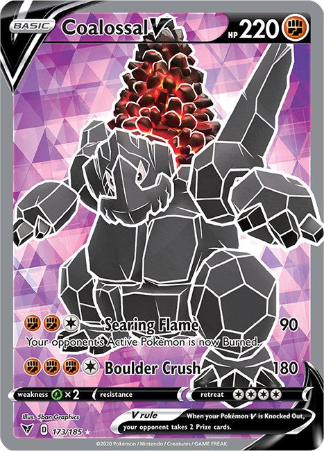 Coalossal V (Full Art) [SWSH04 - 173/185]
