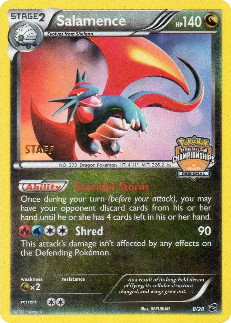Salamence - 8/20 (Regional Championships) [Staff] [PR - 008/020]