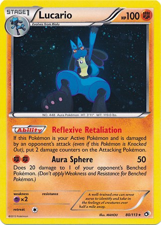 Lucario - 80/113 (Cosmos Holo) [MCAP - 080/113]