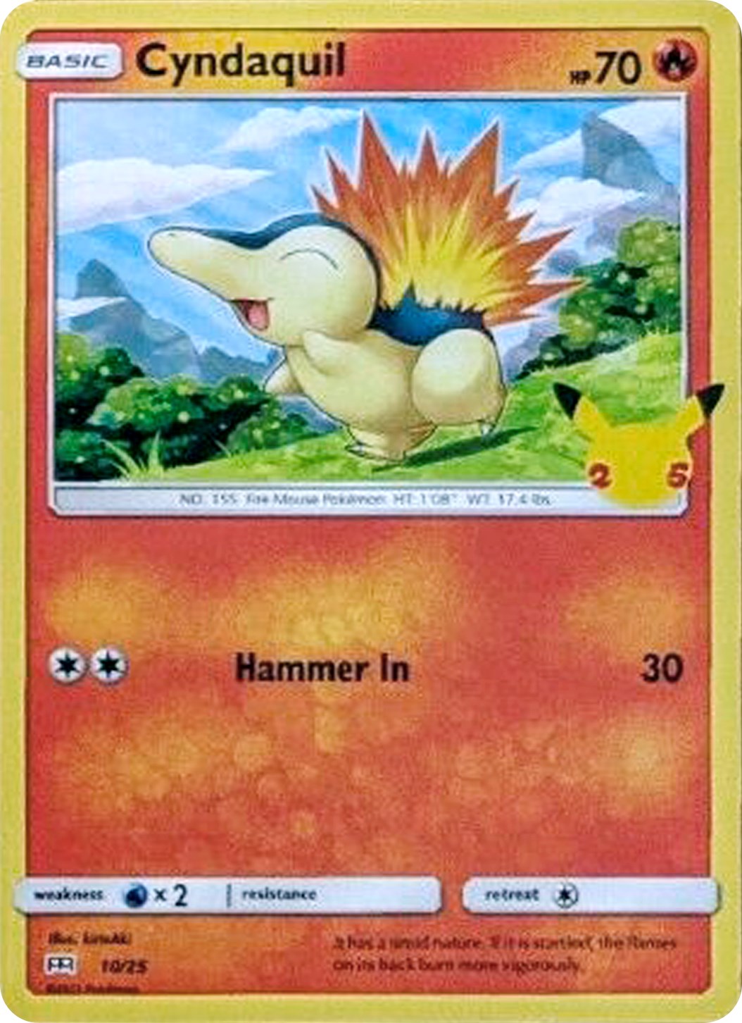 Cyndaquil - 10/25 [M21 - 010/025]