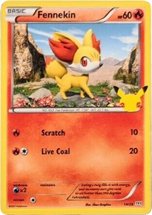 Fennekin - 14/25 [M21 - 014/025]