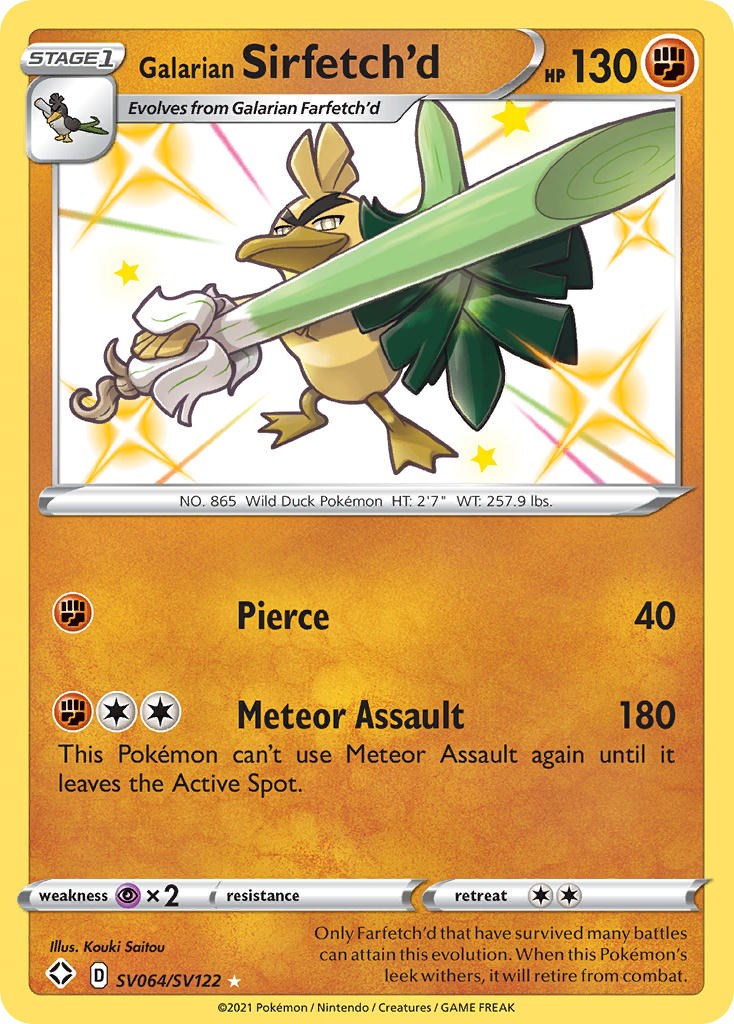 Galarian Sirfetch'd [SHFSV - SV064/SV122]