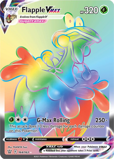 Flapple VMAX (Secret) [SWSH05 - 164/163]