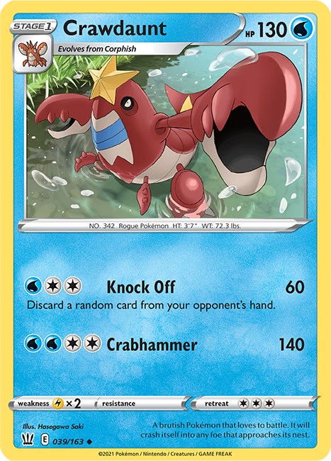 Crawdaunt [SWSH05 - 039/163]