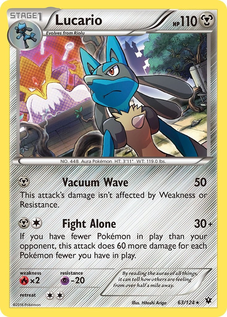 Lucario - 63/124 (Cosmos Holo) [MCAP - 063/124]