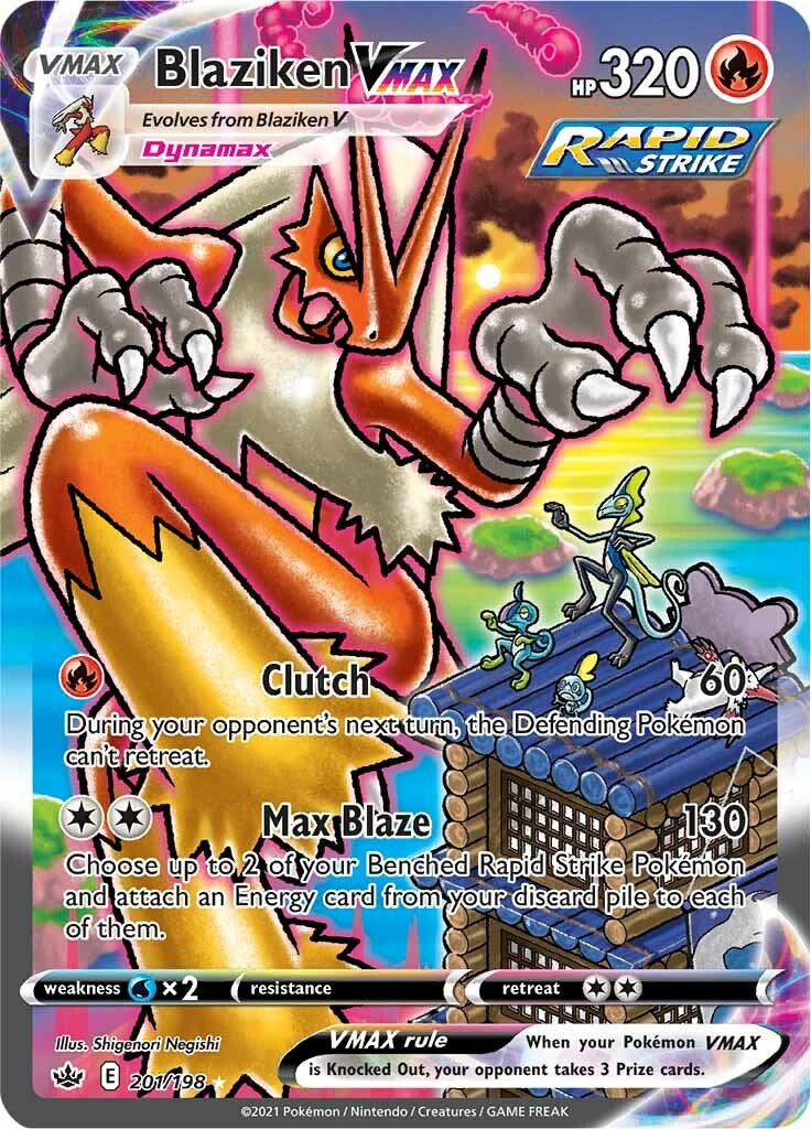 Blaziken VMAX (Alternate Art Secret) [SWSH06 - 201/198