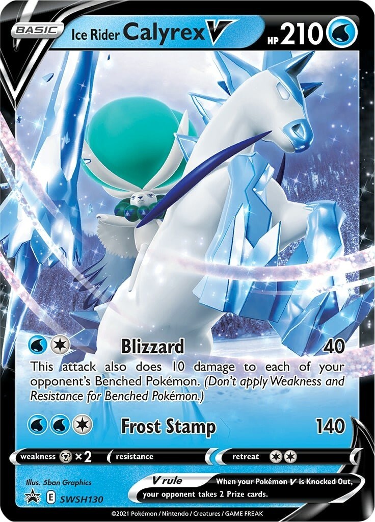Ice Rider Calyrex V - SWSH130 [SWSD - SWSH130]