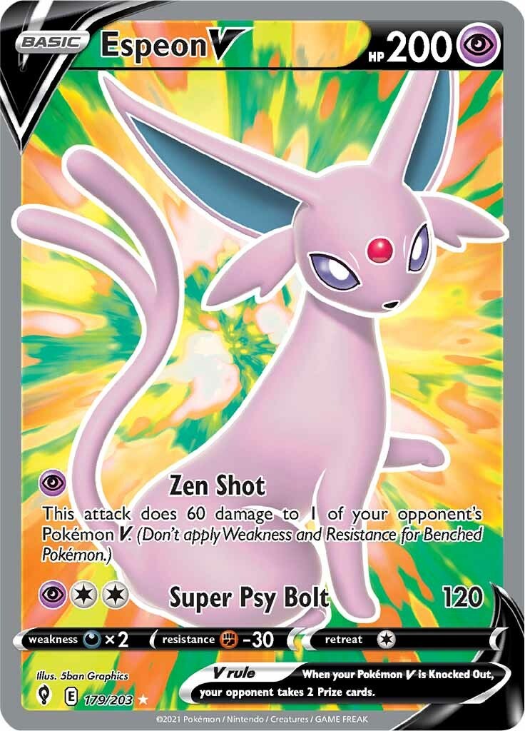 Espeon V (Full Art) [SWSH07 - 179/203]