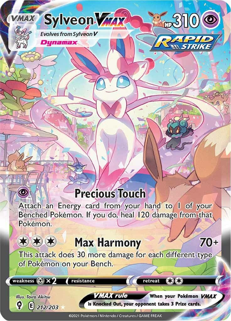 Sylveon VMAX (Alternate Art Secret) [SWSH07 - 212/203]