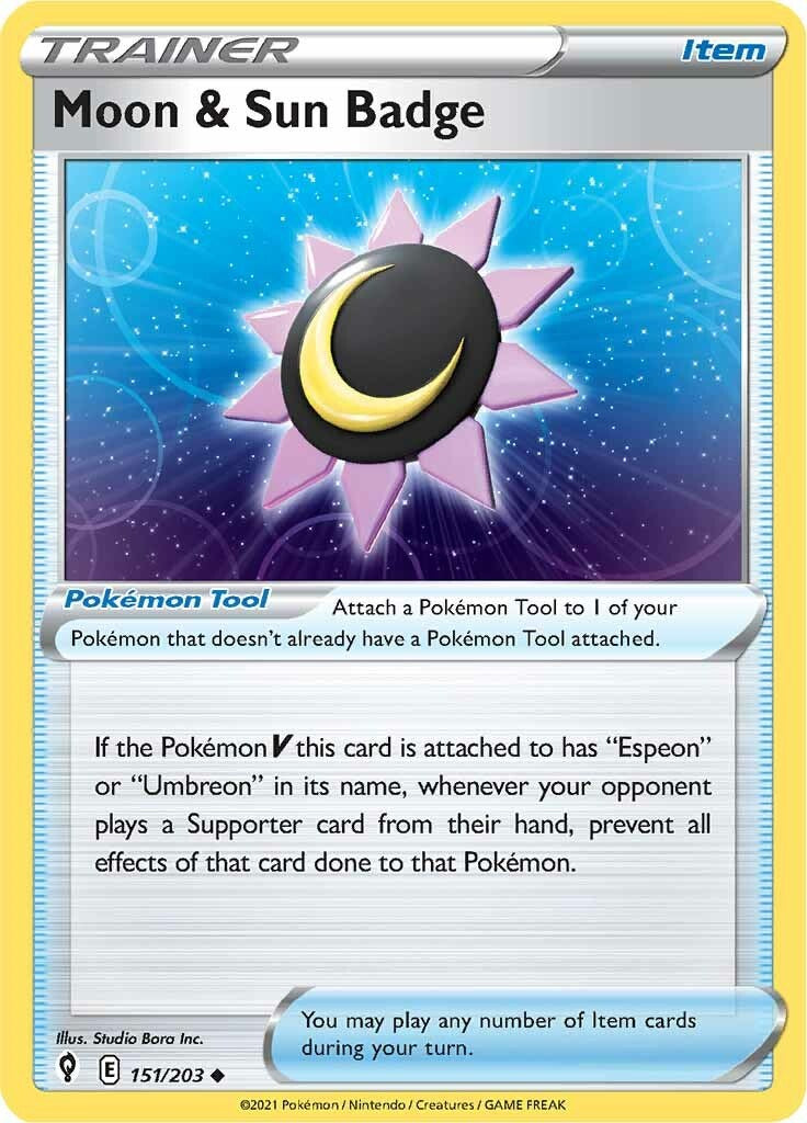 Moon & Sun Badge [SWSH07 - 151/203]