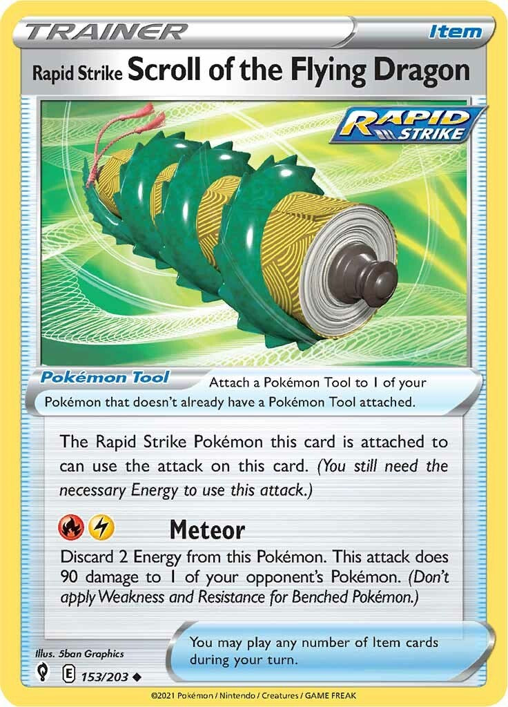Rapid Strike Scroll of the Flying Dragon [SWSH07 - 153/203]