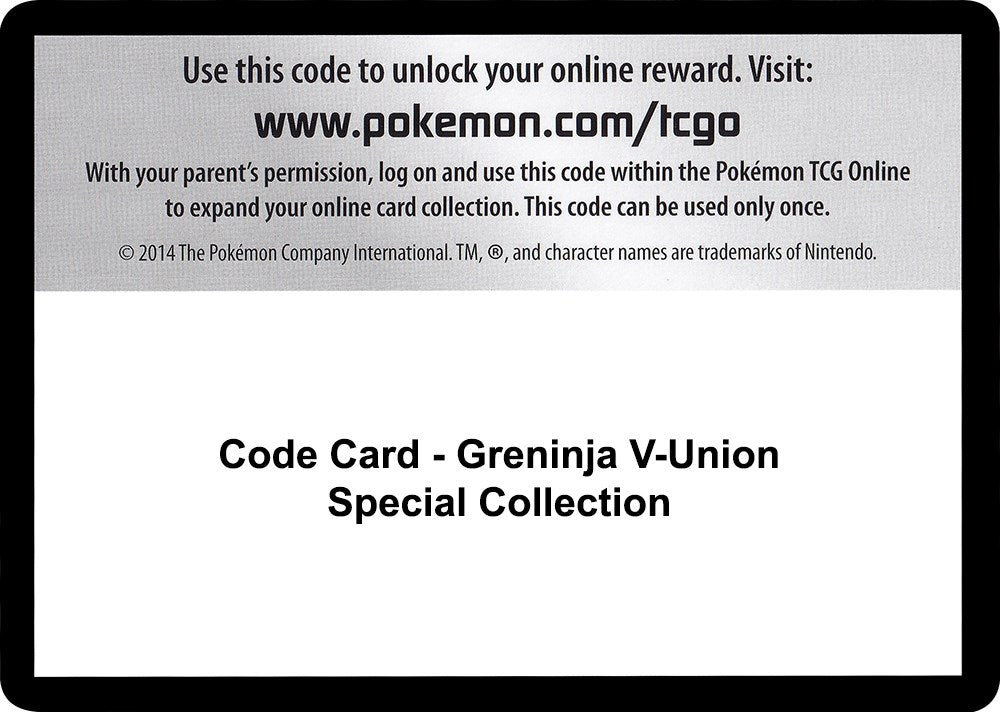 Code Card - Greninja V-UNION Special Collection [SWSH07]