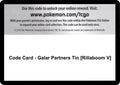 Code Card - Galar Partners Tin [Rillaboom V] [SWSH01]
