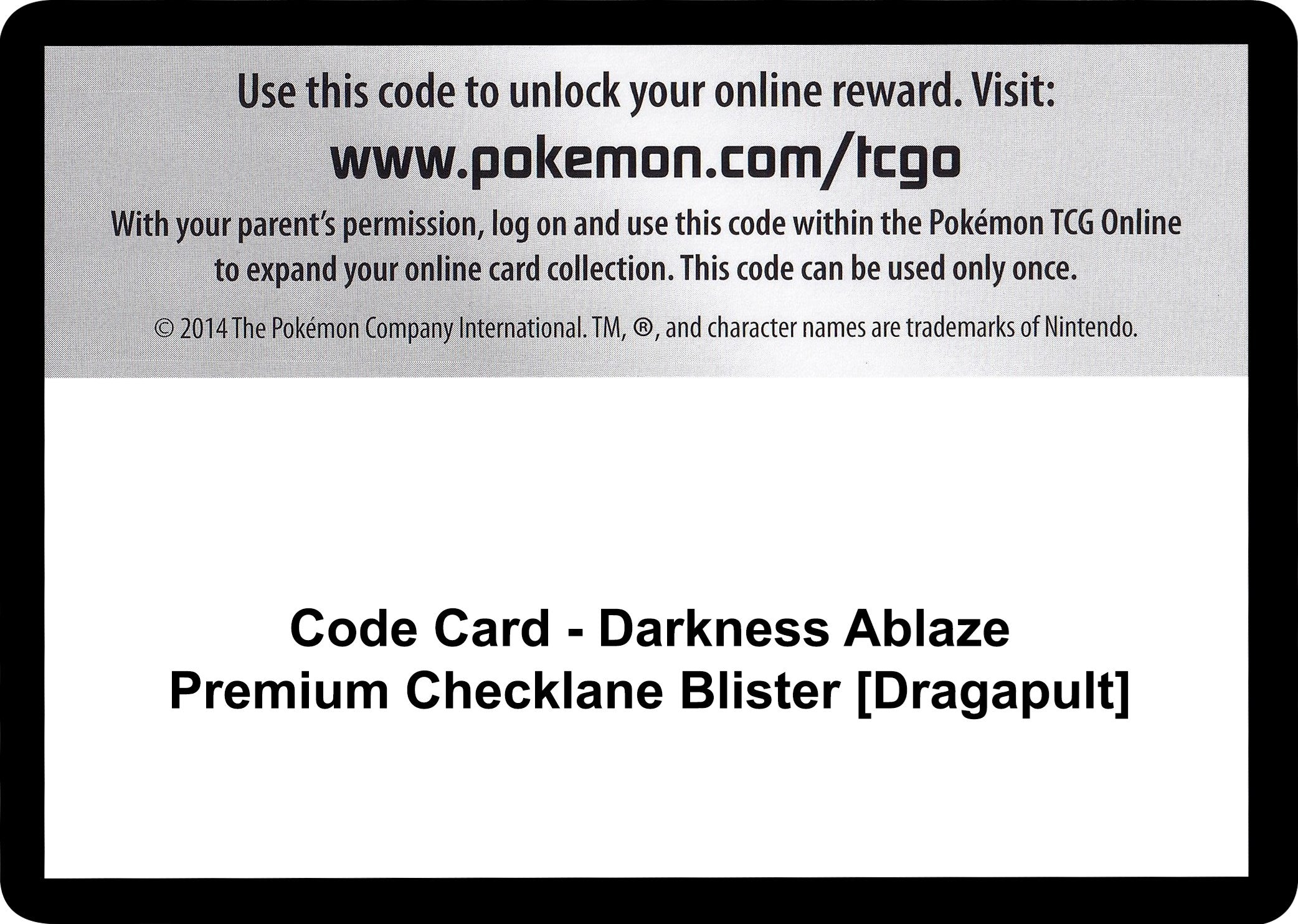 Code Card - Darkness Ablaze Premium Checklane Blister [Grimmsnarl] [SWSH03]