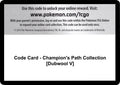 Code Card - Champion's Path Collection [Dubwool V] [CHP]