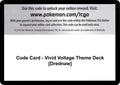 Code Card - Vivid Voltage Theme Deck [Drednaw] [SWSH04]