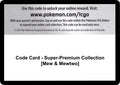 Code Card - Super-Premium Collection [Mew & Mewtwo] [GEN]