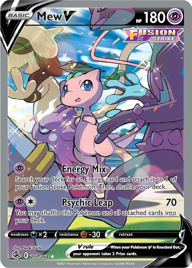 Mew V (Alternate Full Art) [SWSH08 - 251/264]