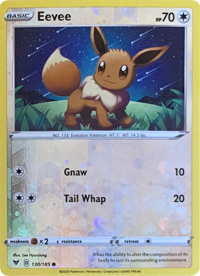 Eevee - 130/185 (Reverse Cosmos Holo) [MCAP - 130/185]