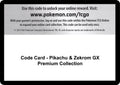 Code Card - Pikachu & Zekrom GX Premium Collection [MCAP]