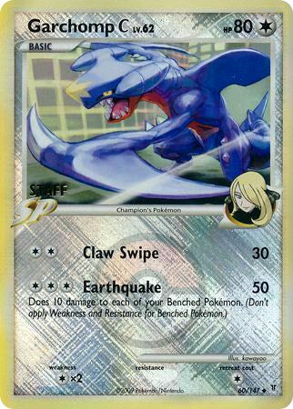 Garchomp C - 60/147 (League Promo) [Staff] [PR - 060/147]