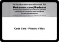 Code Card - Pikachu V Box [MCAP]