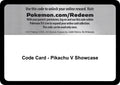 Code Card - Pikachu V Showcase [MCAP]