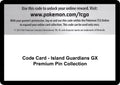 Code Card - Island Guardians GX Premium Pin Collection [SM8]