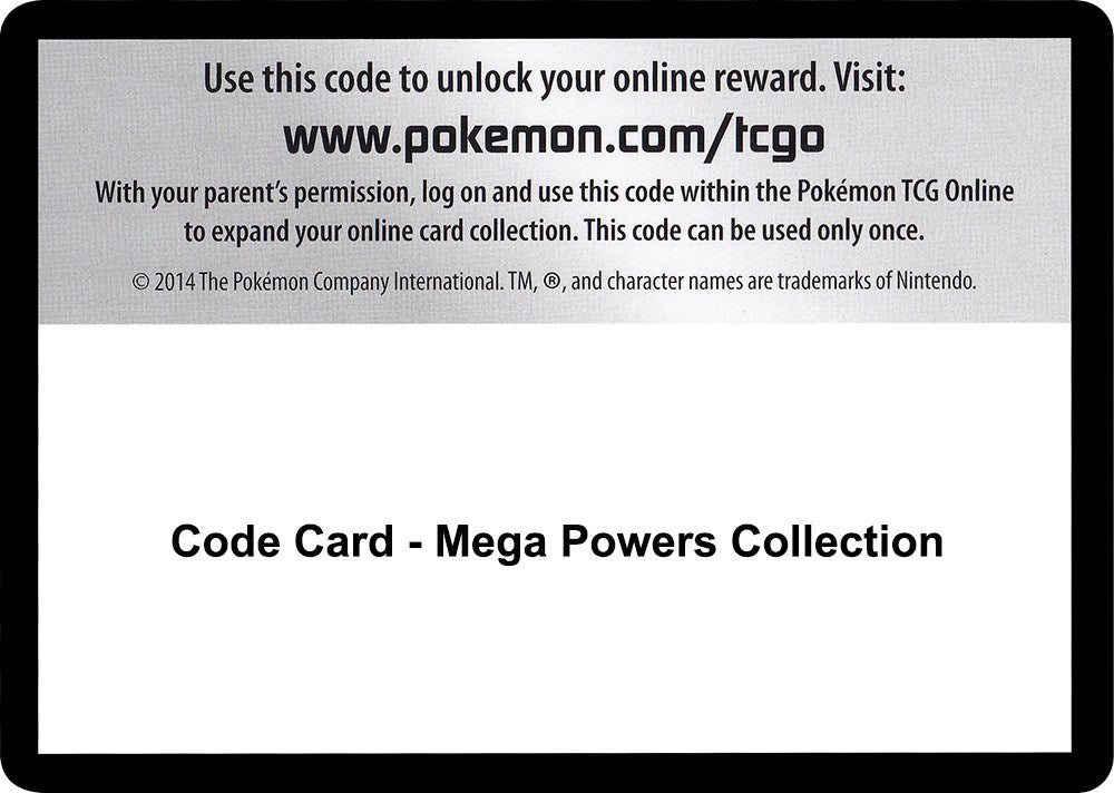 Code Card - Mega Powers Collection [SM02]