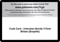 Code Card - Unbroken Bonds 3 Pack Blister [Sceptile] [SM10]