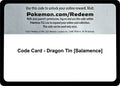 Code Card - Dragon Tin [Salamence] [MCAP]
