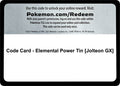 Code Card - Elemental Power Tin [Jolteon GX] [MCAP]