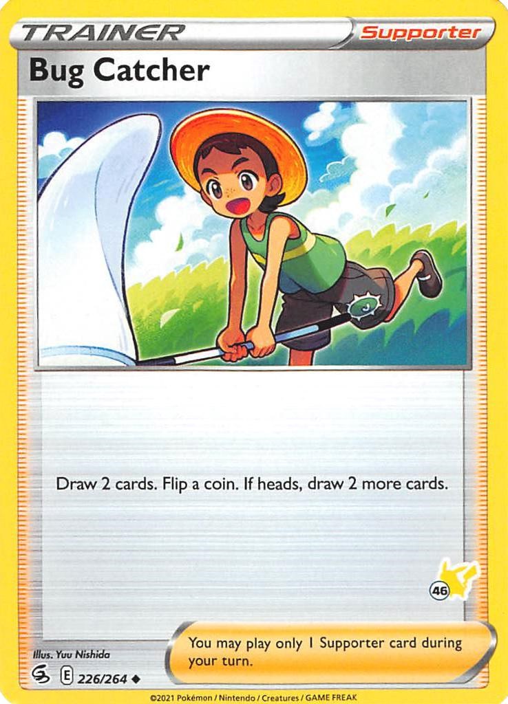 Bug Catcher - 226/264 (#46 Pikachu Stamped) [BA22 - 226/264]