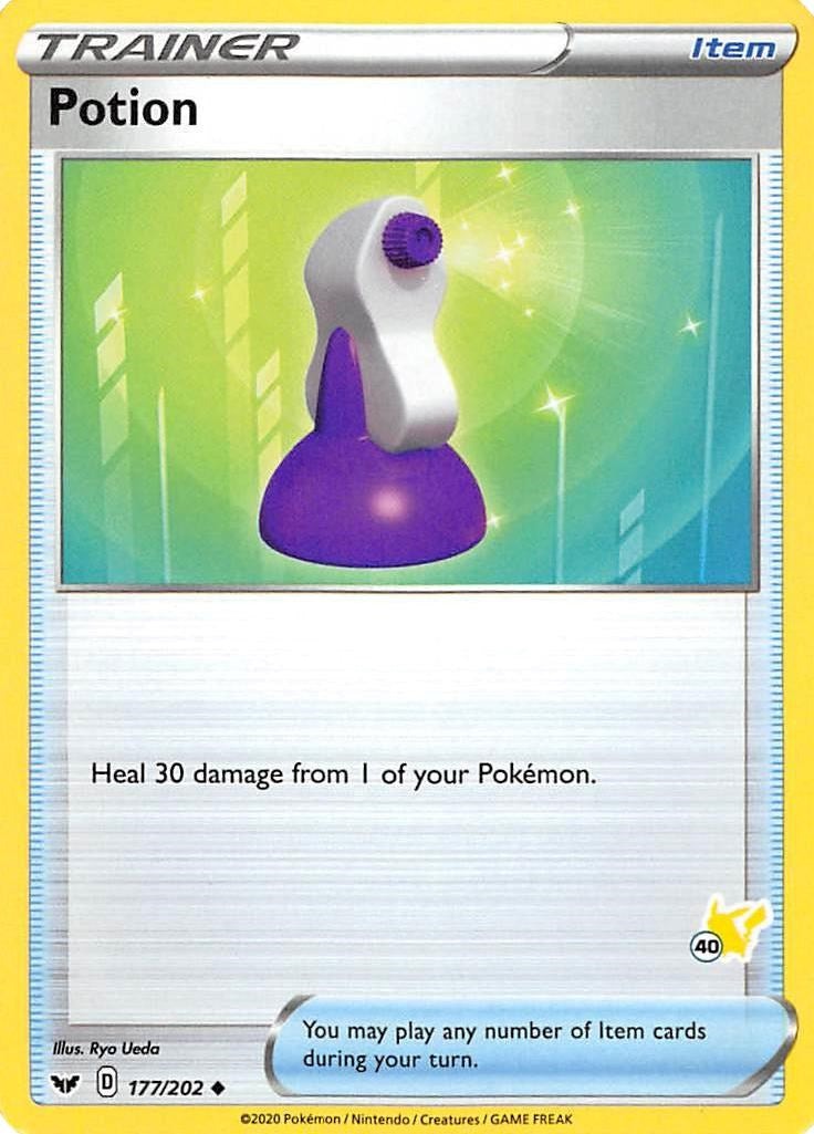 Potion - 177/202 (#40 Pikachu Stamped) [BA22 - 177/202]