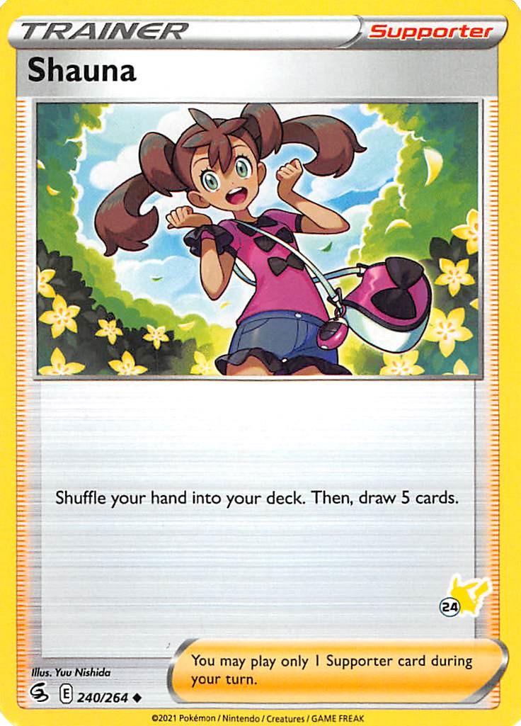 Shauna - 240/264 (#24 Pikachu Stamped) [BA22 - 240/264]