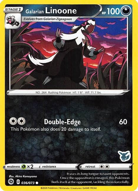 Galarian Linoone - 036/073 (Eevee Stamped) [BA22 - 036/073]