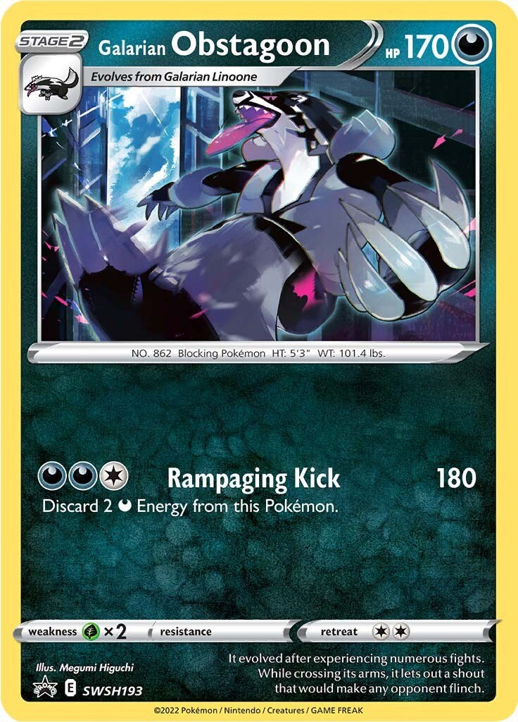 Galarian Obstagoon - SWSH193 [SWSD - SWSH193]
